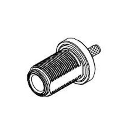 Molex Rf Connectors / Coaxial Connectors N Jack Bulkhead For For Rg58 Rg141Cable 731000037
